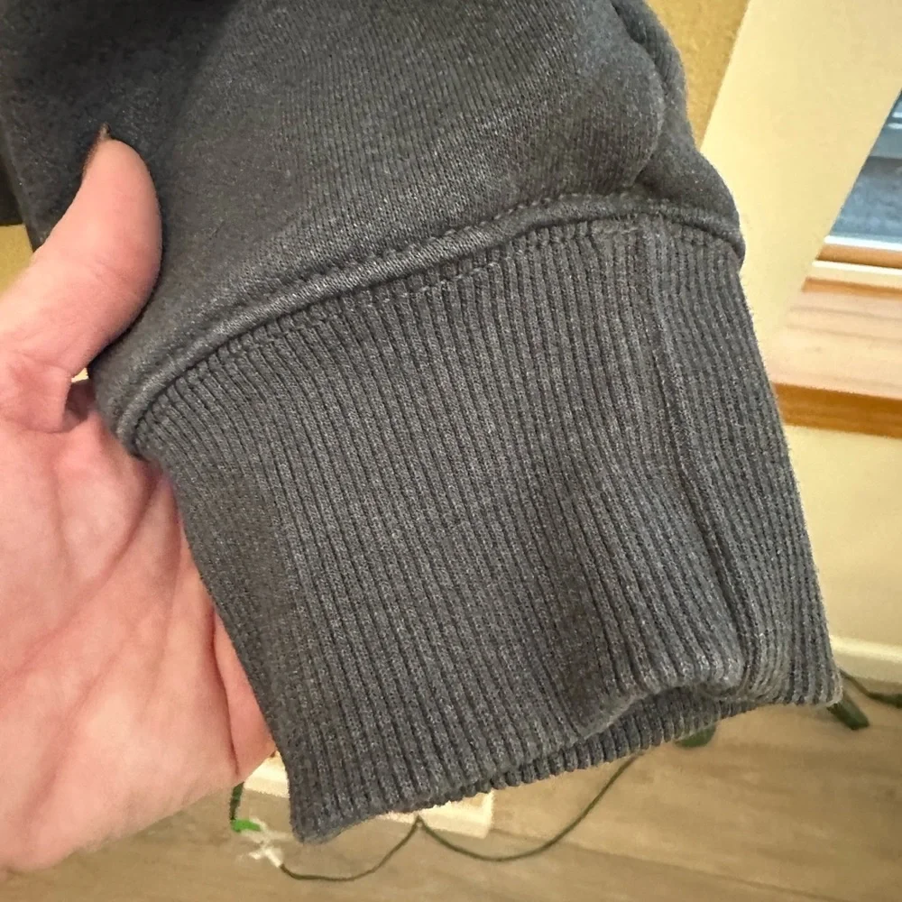 Carhartt Dark Gray Rain Defender Hoodie with Logo - Picture 5 of 12